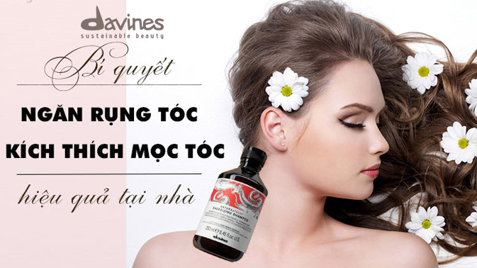 Cách trị rụng tóc và kích thích mọc tóc tại nhà cùng Davines