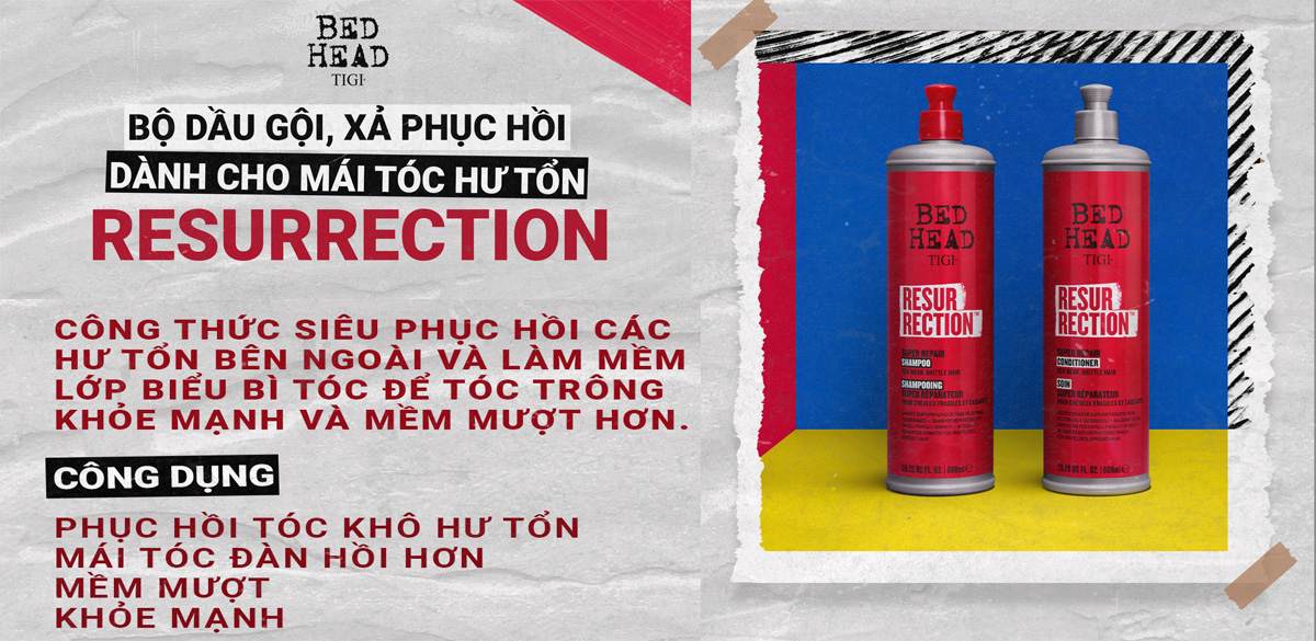 Review dầu gội xã Tigi đỏ chính hãng