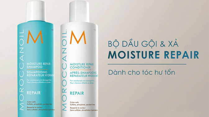 Bí Quyết Hồi Phục Tóc Hư Tổn Bằng Dầu Gội Moroccanoil Repair 