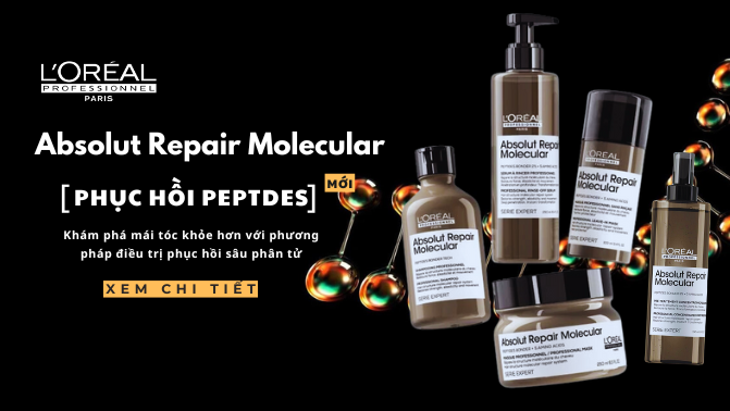 Review Dầu Gội Loreal và Dòng Sản Phẩm Loreal Absolute Repair Molecular