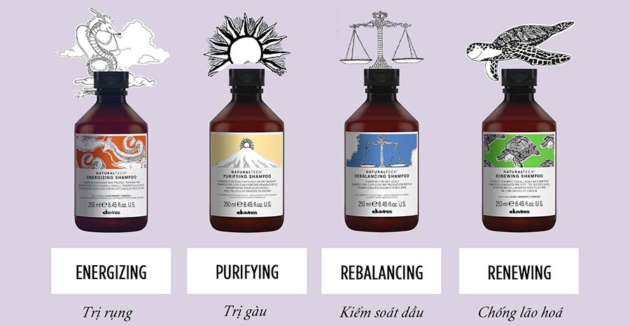 Davines – Dầu Gội Cao Cấp Cho Tóc Đẹp Chuẩn Salon Tại Nhà