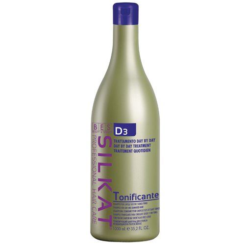 DẦU GỘI BES SILKAT D3 TONEFICANTE DÀNH CHO TÓC KHÔ HỎNG 1000ML