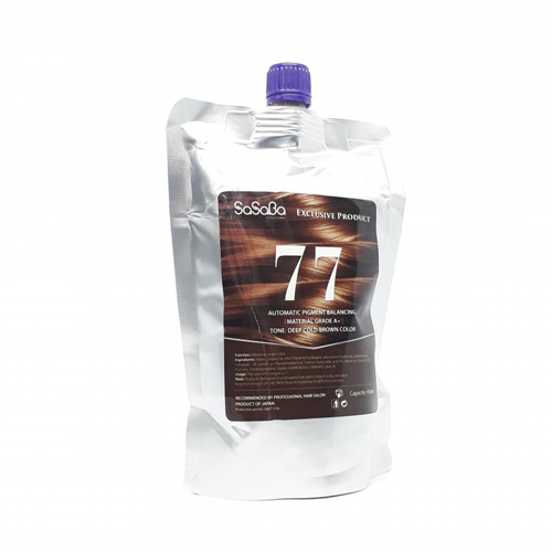 THUỐC NHUỘM PHỦ BẠC SASABA DẠNG TÚI 450ML THUỐC NHUỘM PHỦ BẠC SASABA DẠNG TÚI 450ML