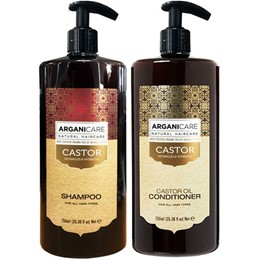 DẦU GỘI XÃ DƯỠNG ẨM PHỤC HỒI & CHỐNG RỤNG ARGANICARE CASTOR 750ML