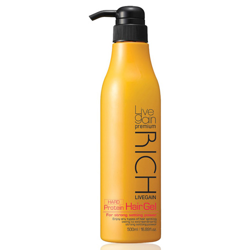 GEL TẠO KIỂU TÓC CỨNG LIVEGAIN PROTEIN HAIR HARD 500ML