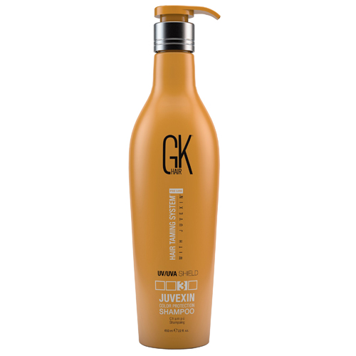 DẦU GỘI GK HAIR SHIELD PHỤC HỒI & DƯỠNG MÀU CHỐNG TIA UV 650ML