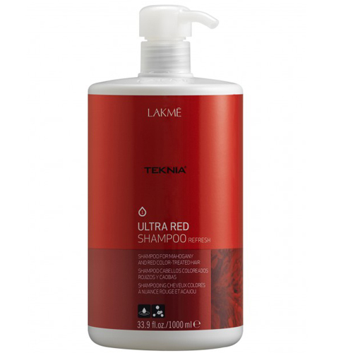 DẦU GỘI DƯỠNG MÀU TÓC NHUỘM (MÀU ĐỎ) LAKME TEKNIA  RED SHAMPOO 1000ML