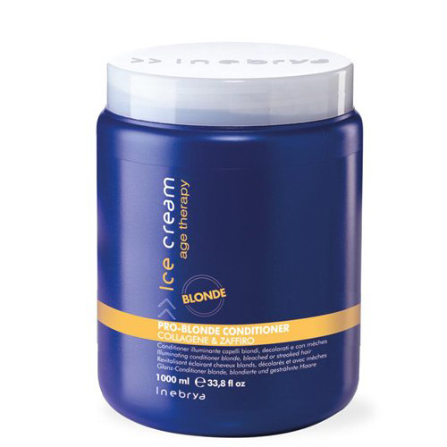 DẦU XÃ KHỬ VÀNG CHO TÓC TẨY SÁNG INEBRYA PRO-BLONDE 1000ML