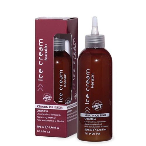 TINH CHẤT PHỤC HỒI TÓC HƯ NÁT INEBRYA KERATIN RESTRUCTURING ELIXIR 200ML