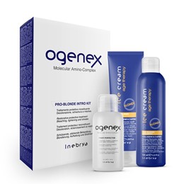BỘ PHỤC HỒI KHÔI PHỤC VÀ BẢO VỆ TÓC MÀU LẠNH INEBRYA OGENEX PRO-BLONDE INTRO KIT 125ML