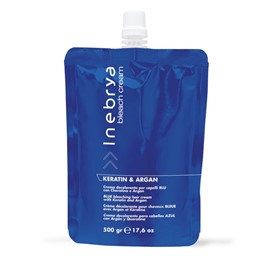 KEM TẨY TÓC CHIẾT XUẤT VỚI KERATIN VÀ ARGAN INEBYRA BLEACH CREAM 500G
