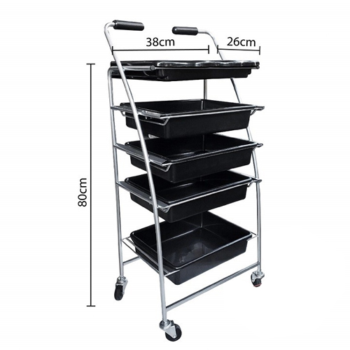 XE ĐẨY NHỰA ĐỰNG DỤNG CỤ SALON BB302 XE ĐẨY NHỰA ĐỰNG DỤNG CỤ SALON BB302