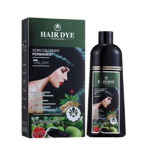 DẦU GỘI BƯỞI GRAPE FRUIT VALERT HAIR DYE PHỦ TÓC BẠC (MÀU ĐEN) 500ML