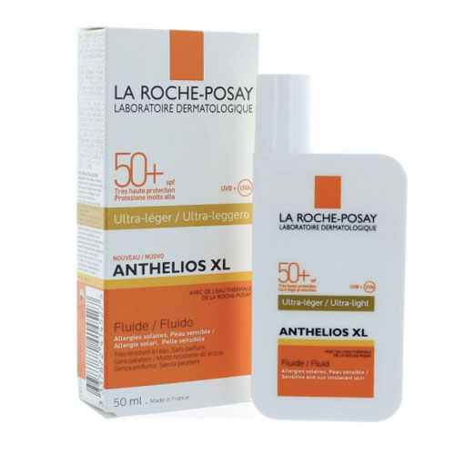 KEM CHỐNG NẮNG KHÔNG GÂY NHỜN RÍT LA ROCHE ANTHELIOS XL FLUID SPF 50ML