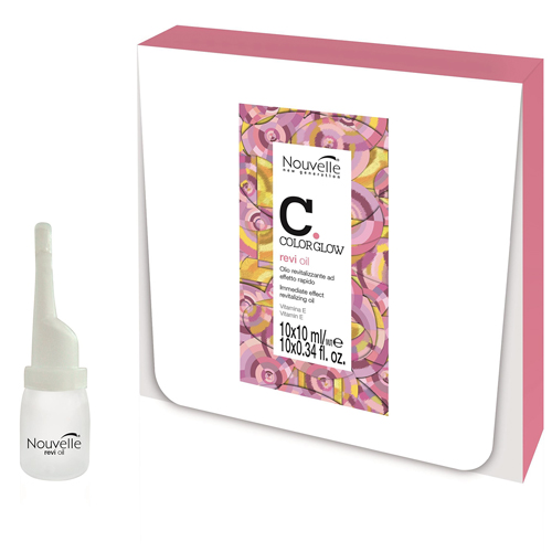 HUYẾT THANH NOUVELLE DƯỠNG MÀU TÓC NHUỘM COLOR GLOW REVI OIL 10X10ML