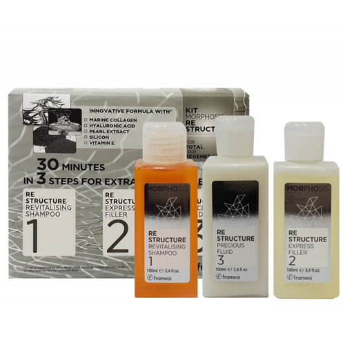 Bộ Phục Hồi Framesi Restructure Kit 3 Bước Tái Tạo Cấu Trúc Tóc 100ML X 3