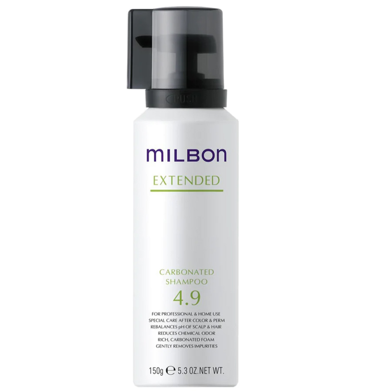 Dầu gội bọt khí Milbon Carbonated cân bằng độ pH sau khi nhuộm 150g