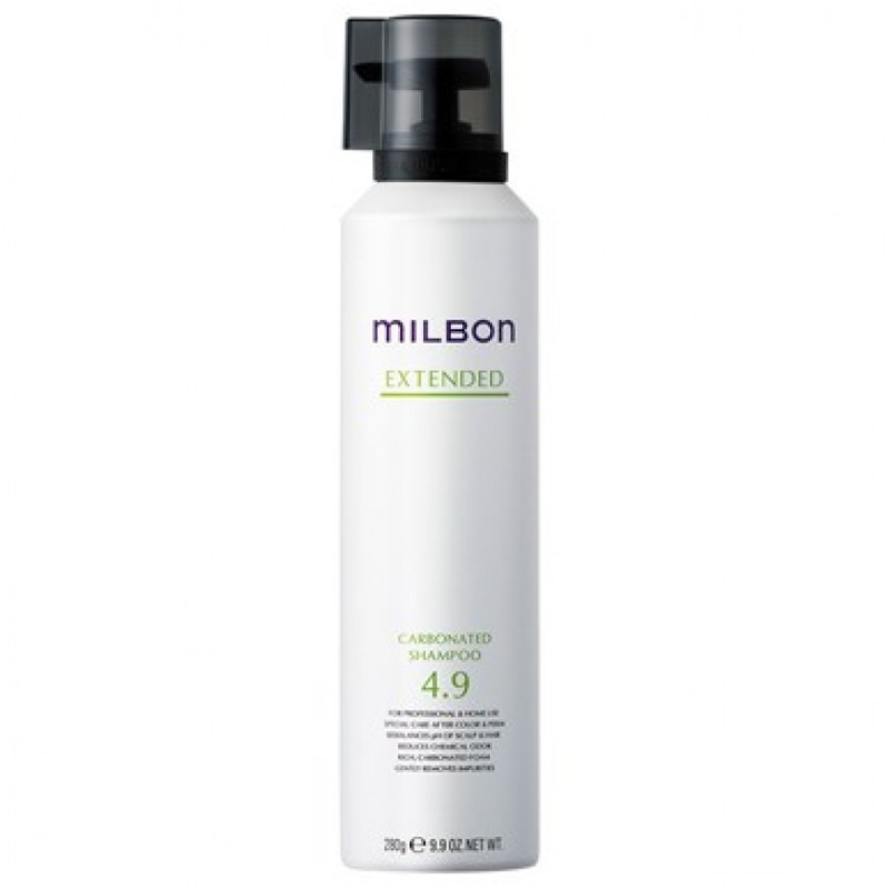 Dầu gội bọt khí Milbon Carbonated cân bằng độ pH sau khi nhuộm 280g