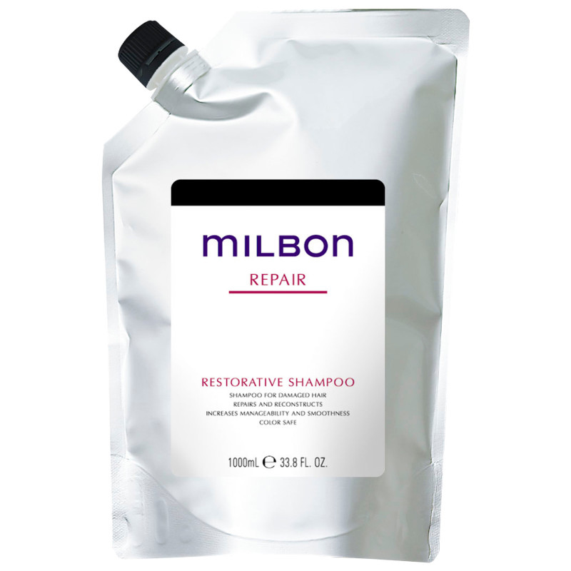 Dầu gội Milbon Repair phục hồi tóc hư nặng do nhuộm tẩy 1000ml