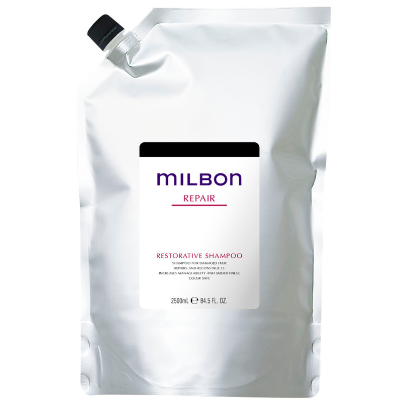 Dầu gội Milbon Repair phục hồi tóc hư nặng do nhuộm tẩy 2500ml