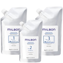Bộ phục hồi 3 bước Milbon Smooth phục hồi chuyên sâu 3x600g
