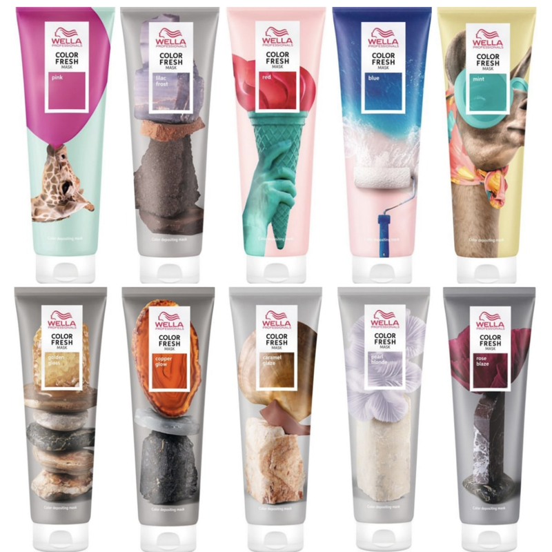Dầu Hấp Wella Color Fresh Mask Phục Hồi Màu Tóc Nhuộm và Tăng Cường Màu Sắc Dưỡng Tóc Mềm Mượt 150ml
