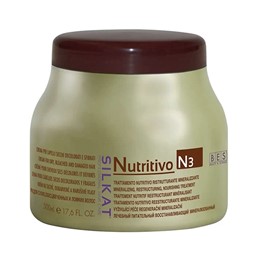 HẤP DẦU PHỤC HỒI TÓC BES HERGEN SILKAT NUTRITIVO 500ML
