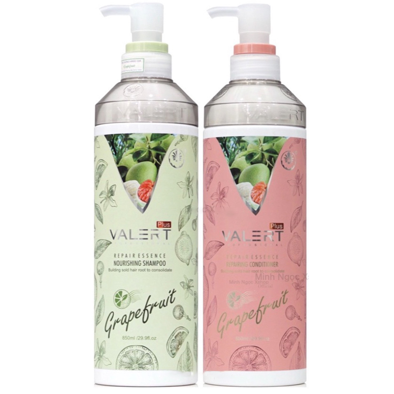 DẦU GỘI XÃ BƯỞI KÍCH THÍCH MỌC TÓC GRAPE FRUIT VALERT SIÊU MƯỢT 850ML