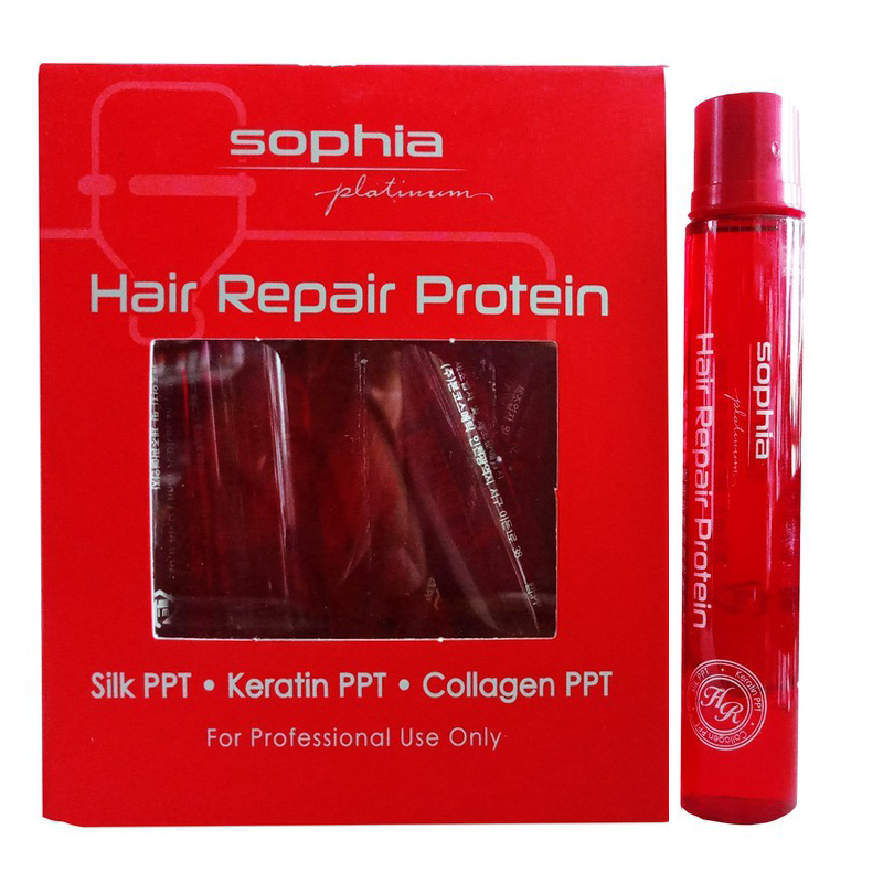 HAIR SOPHIA PROTEIN REPAIR PHỤC HỒI TÓC HƯ NÁT 3Gx10 ỐNG