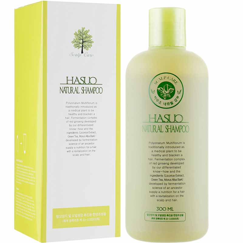 Hasuo Natural Shampoo - Dầu gội ngăn rụng tóc và kích thích mọc tóc 300ml