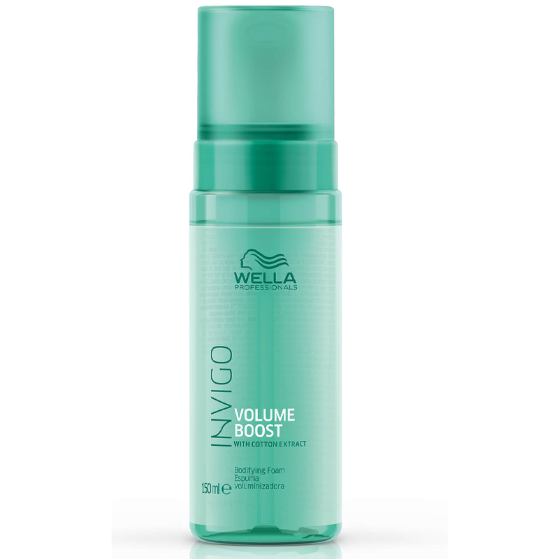 Bọt sữa dưỡng Wella Invigo tăng phồng tóc Volume Boost Bodfying Foam 150ml Bọt sữa dưỡng Wella Invigo tăng phồng tóc Volume Boost Bodfying Foam 150ml