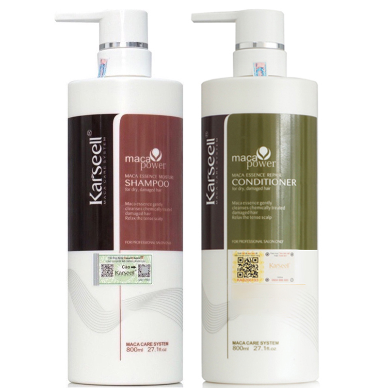 DẦU GỘI VÀ XÃ KARSEELL COLLAGEN MACA CHÍNH HÃNG 800ML