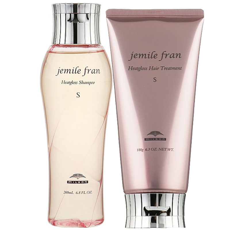 DẦU GỘI XÃ DÀNH CHO TÓC SỢI MẢNH MILBON JEMILE FRAN HEAT GLOSS (S) 200ML