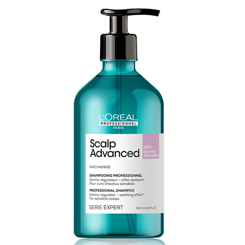 DẦU GỘI CHĂM SÓC DA ĐẦU NHẠY CẢM L'OREAL SCALP ADVANCED 500ML