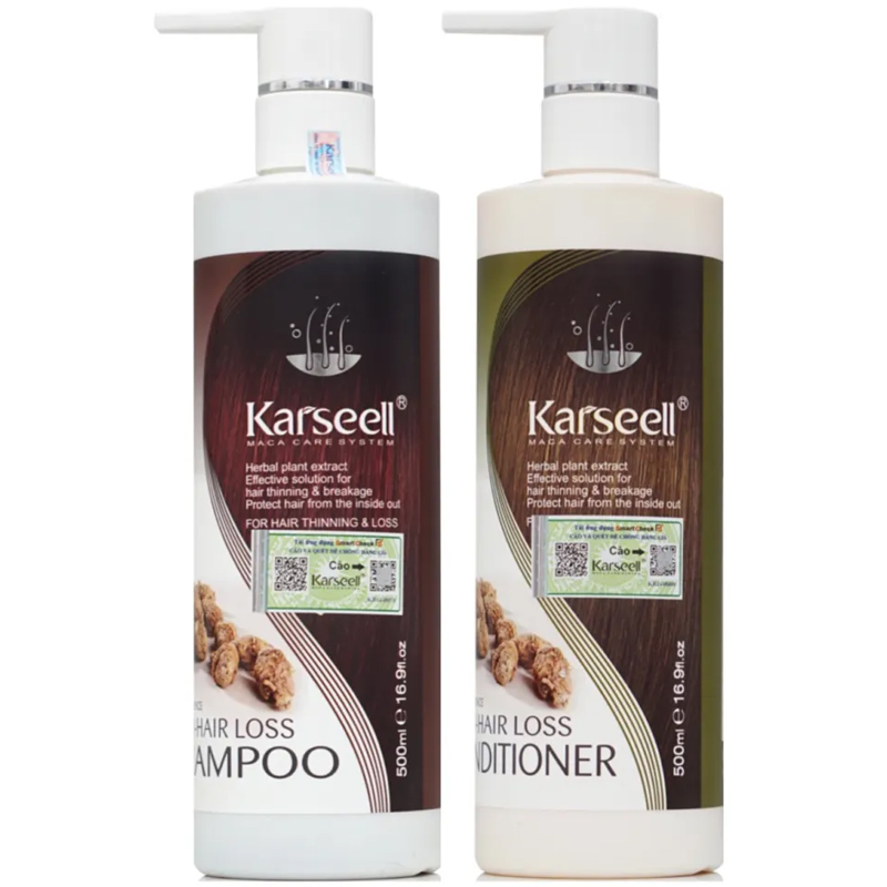 DẦU GỘI XẢ KARSEELL CHỐNG RỤNG TÓC ANTI HAIRLOSS 500ML