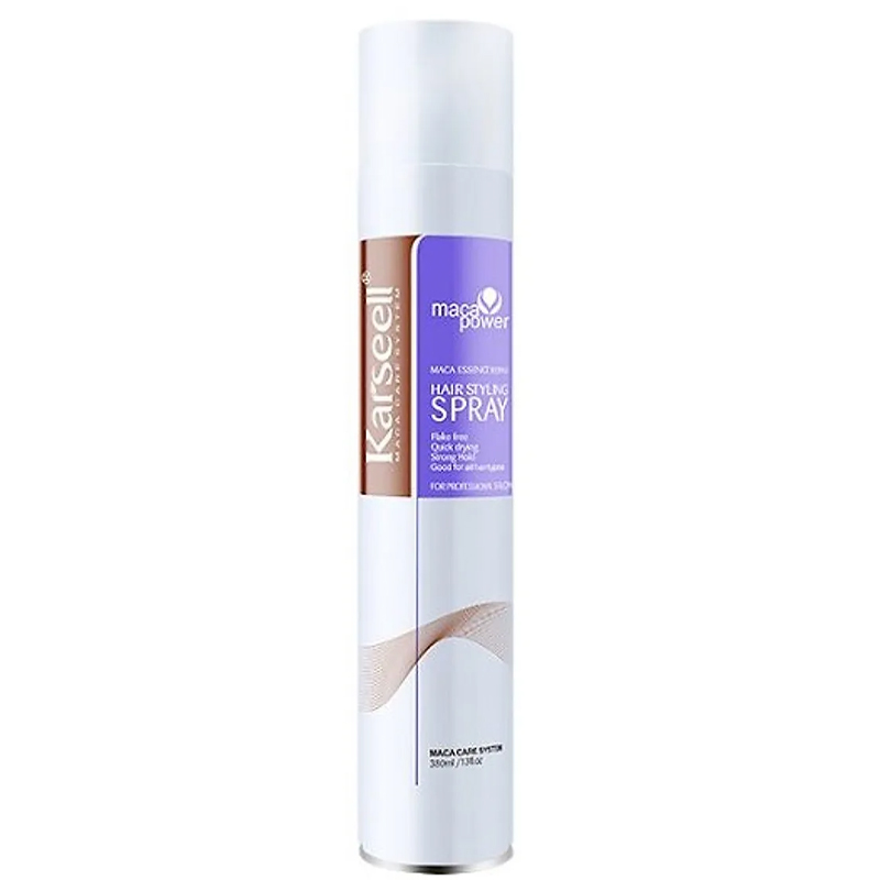 XỊT TẠO KIỂU CỨNG KARSEELL MACA ESSENCE HAIR STYLING SPRAY 380ML