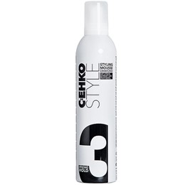 MOUSSE CỨNG CEHKO GIỮ NẾP TÓC XOĂN ÁNH KIM CƯƠNG 400ML