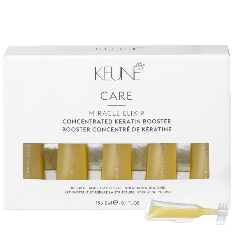 Tinh Chất Keune Care Điều Trị Tóc Chuyên Sâu Miracle Elixir Keratin Booster 15x2ml