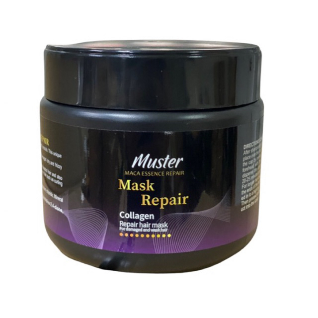 HẤP DẦU MAXWELL PHỤC HỒI TÓC MUSTER COLLAGEN REPAIR (Dạng Hủ) 500ML