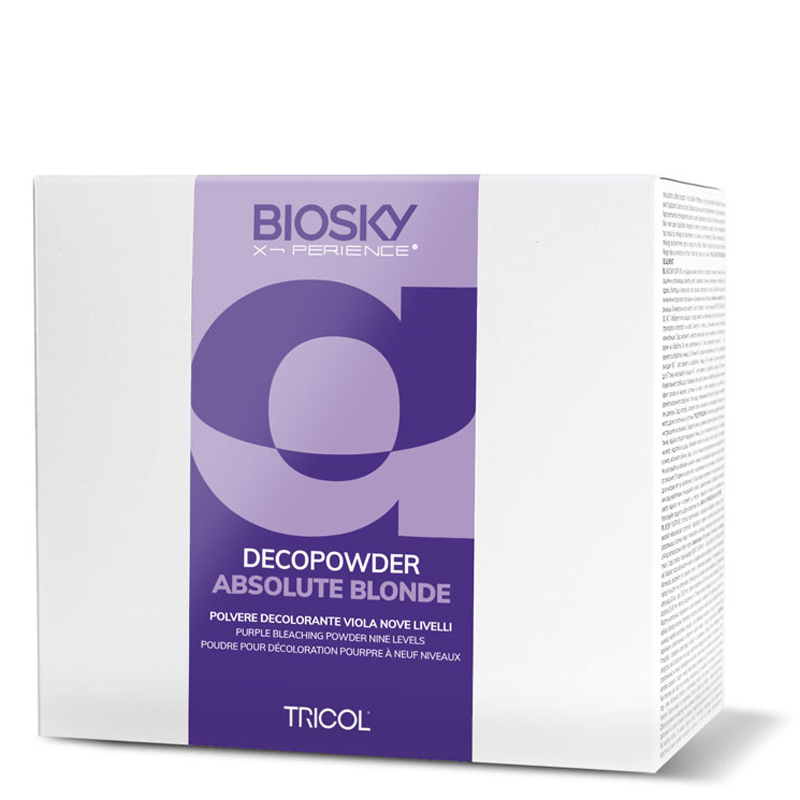 Bột tẩy tím Tricol level 9 deco powder absolute blonde 500gr
