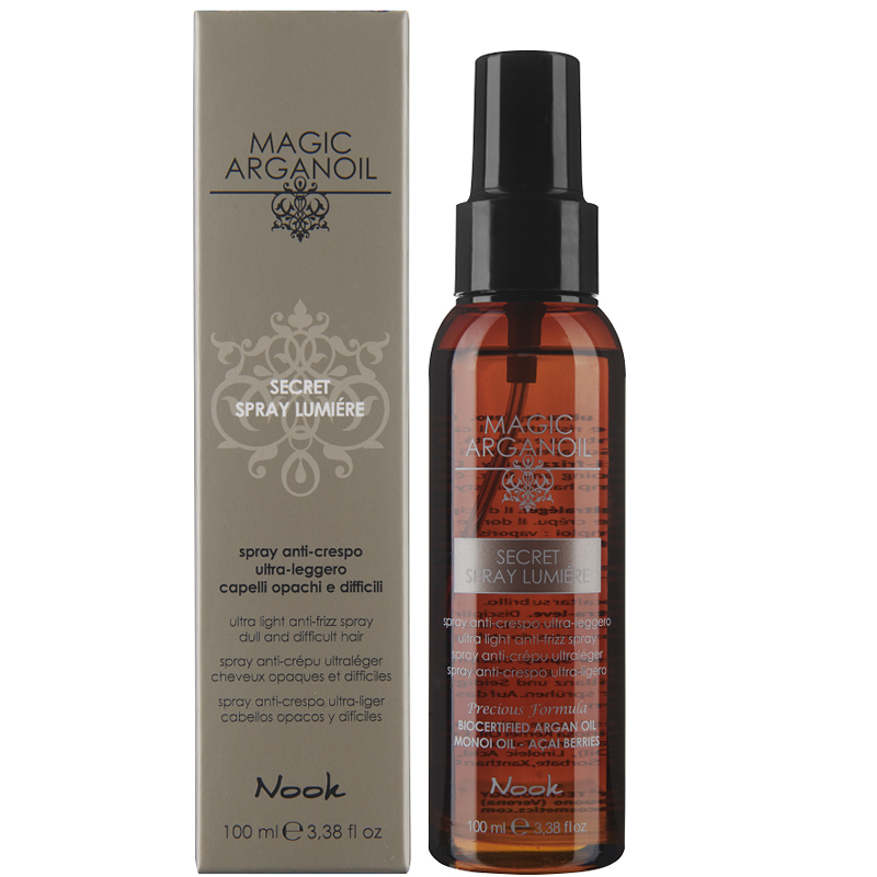 Xịt chống rối Nook làm mềm mượt tóc secret spray lumiere 100ml