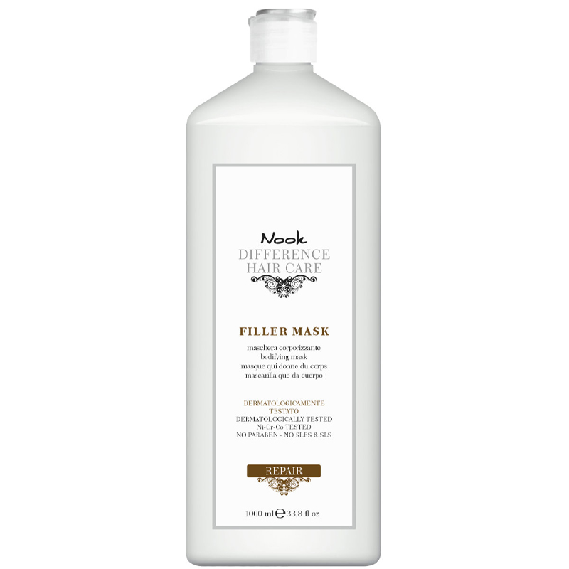 Mặt nạ Nook nuôi dưỡng tại tạo cho tóc thường và da đầu yếu, hư tổn repair filler mask 1000ml