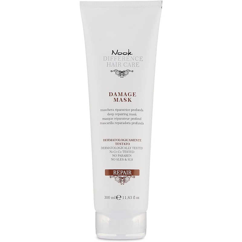 Hấp dầu Nook phục hồi tái tạo cho tóc dày và da đầu yếu hư tổn repair damage mask 300ml