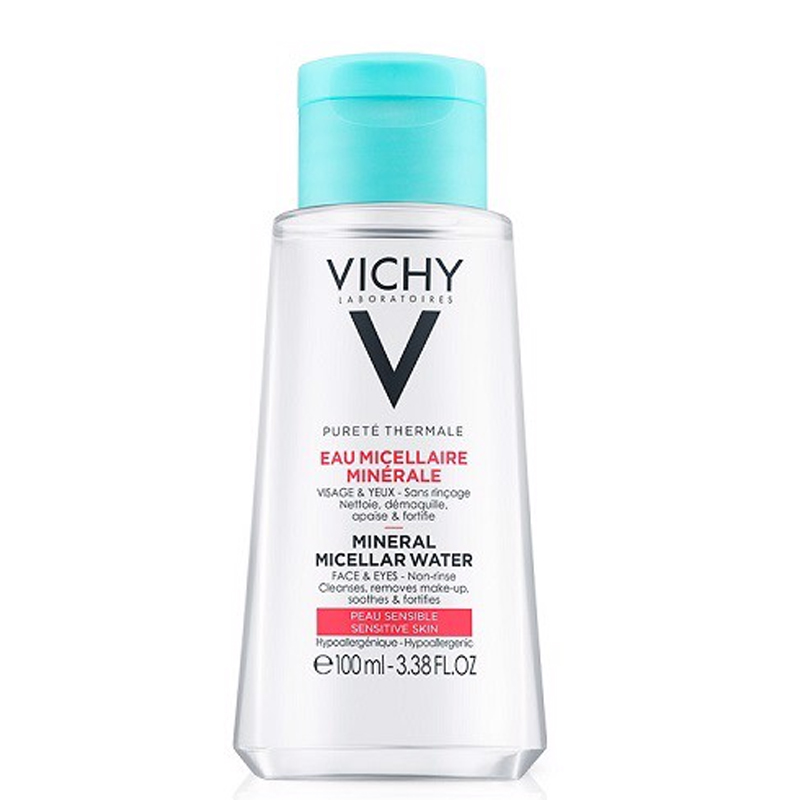NƯỚC TẨY TRANG VICHY GIÀU KHOÁNG CHẤT CHO DA NHẠY CẢM PURETE THERMALE MINERAL MICELLAR WATER 100ML