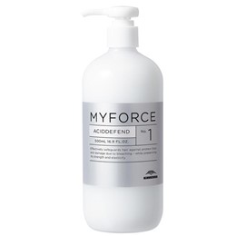 Chai số 1 Milbon Myforce Aciddefend No1 ngăn chặn tóc hư tổn 500ml