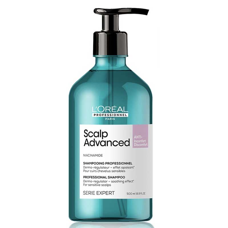 DẦU GỘI CHĂM SÓC DA ĐẦU NHẠY CẢM L'OREAL SCALP ADVANCED 500ML