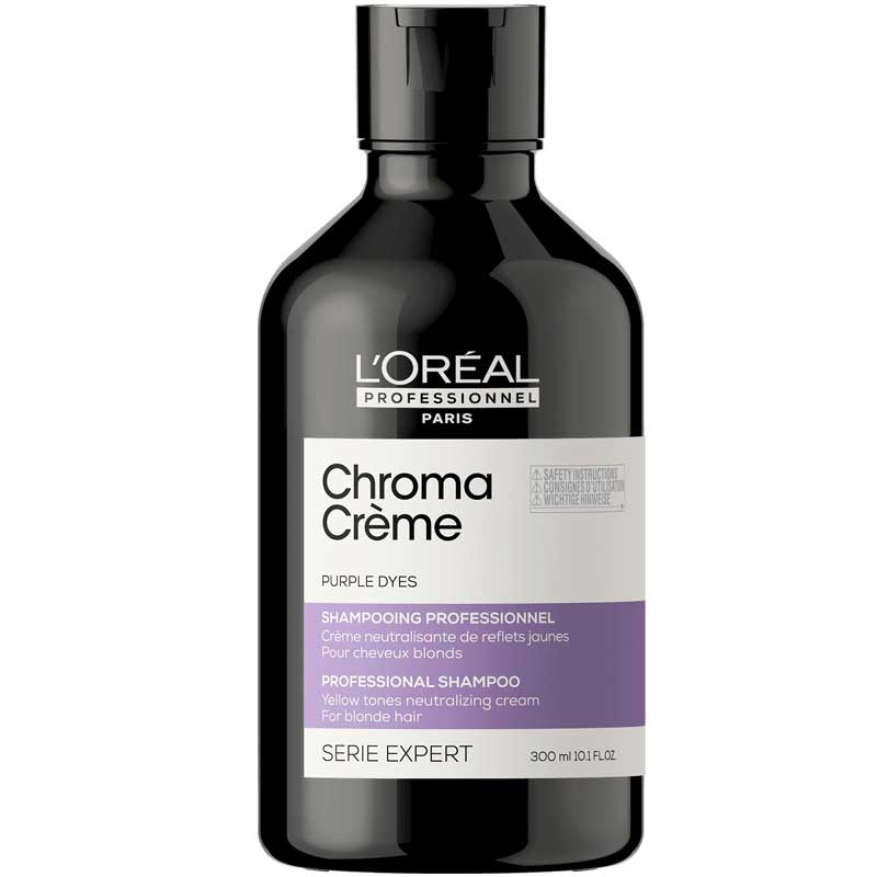 DẦU GỘI KHỬ VÀNG L'OREAL CHROMA CREME PURPLE 300ML