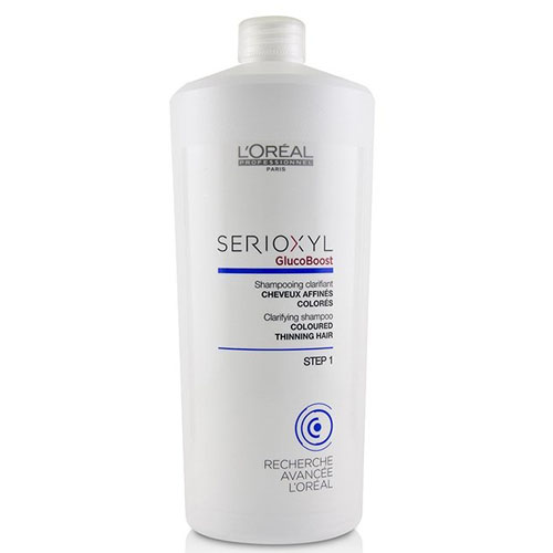 DẦU GỘI THANH KHIẾT VÀ TÁI TẠO DA ĐẦU CẢI THIỆN TÓC THƯA MẢNH RỤNG LOREAL SERIOXYL 1000ML