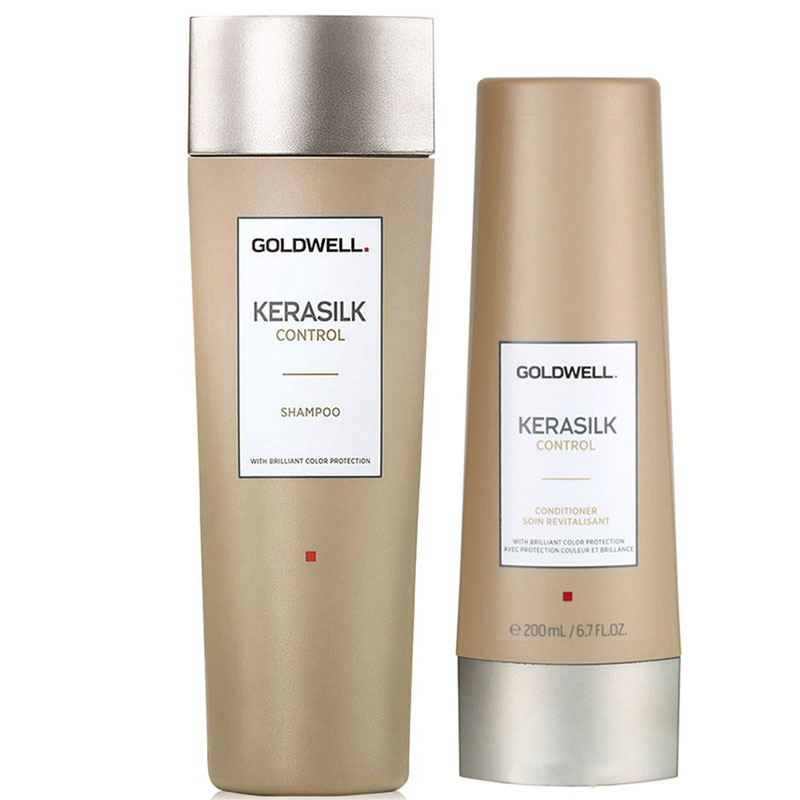 DẦU GỘI XẢ SUÔN MƯỢT GOLDWELL KERASILK CONTROL 250ML