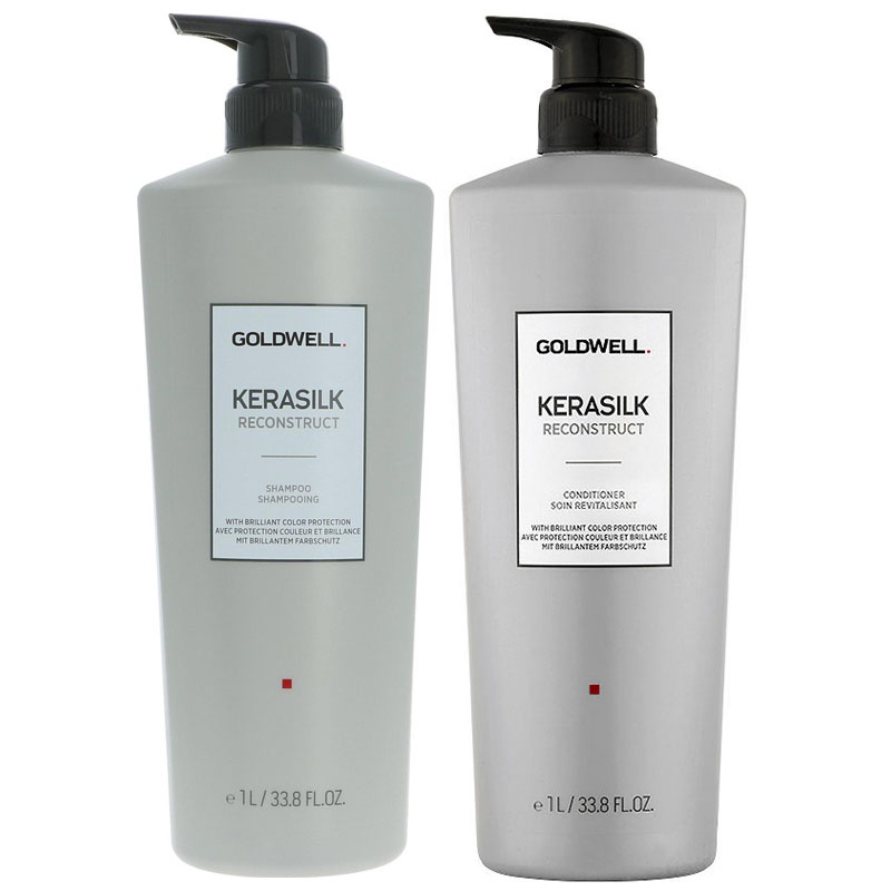 DẦU GỘI XẢ SIÊU PHỤC HỒI GOLDWELL KERASILK RECONSTRUCT 1000ML
